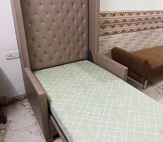 Gallery teal sofa